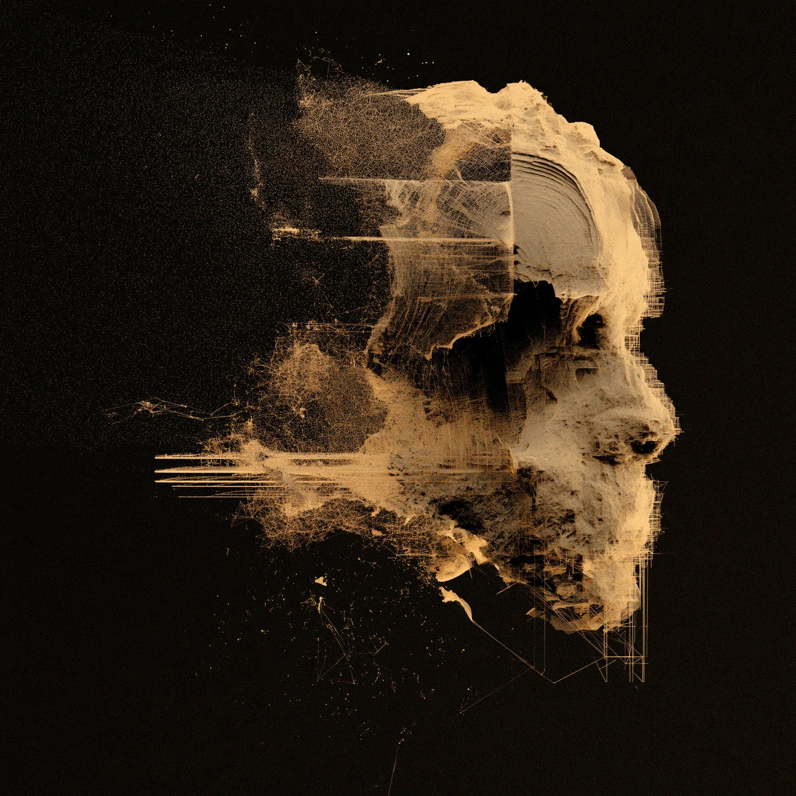 Complex volume emerging from a sparse point field for LES.MEDIA 3D production