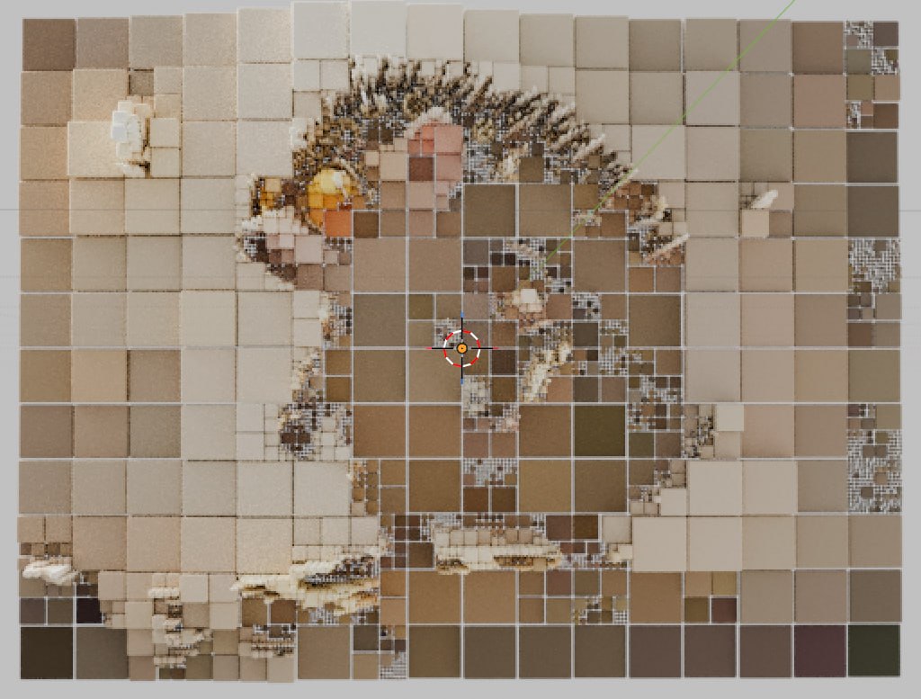 Cube Mosaic work in progress