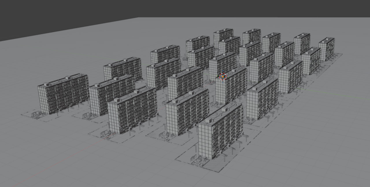 Procedural Panelka layout work in progress